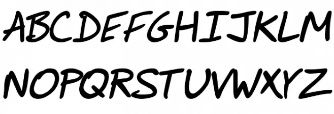 JimbosPrint-Bold-Italic Fonte MAIÚSCULAS