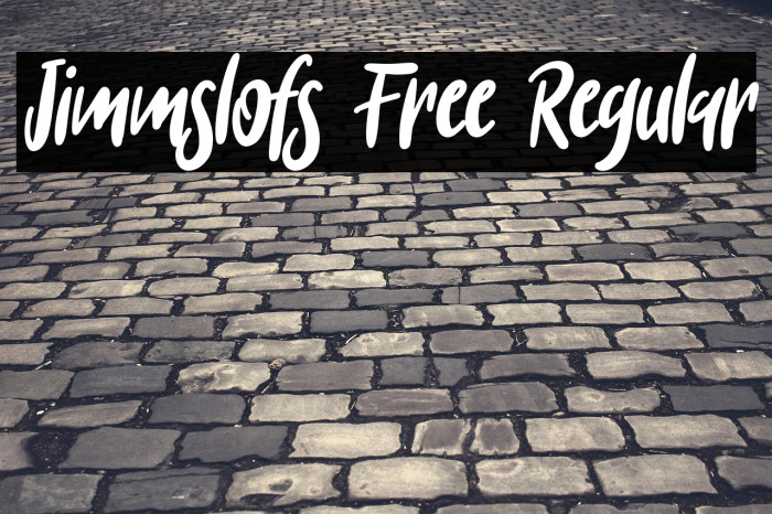 Jimmslofs Free Regular Example 1