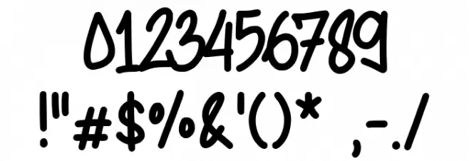 Jimmy Collins Demo Version Font OTHER CHARS