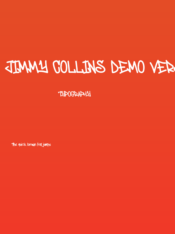 Jimmy Collins Demo Version Poster