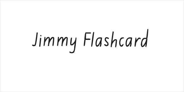 Jimmy Flashcard Logo