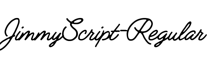 JimmyScript-Regular  नि: शुल्क फ़ॉन्ट्स डाउनलोड