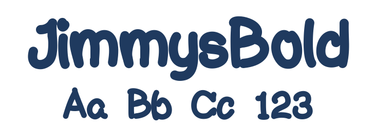 JimmysBold Font Preview