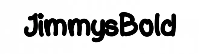 JimmysBold Schriftart