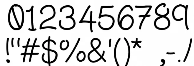 JimmysLight Schriftart Anderer Schreiben