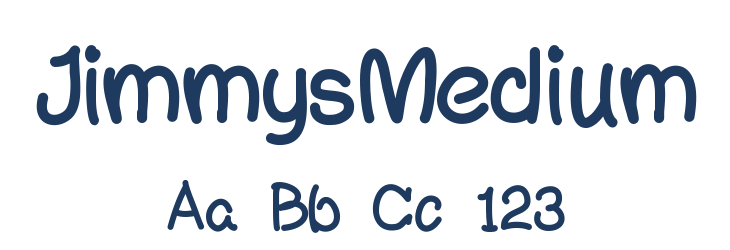 JimmysMedium Font Preview
