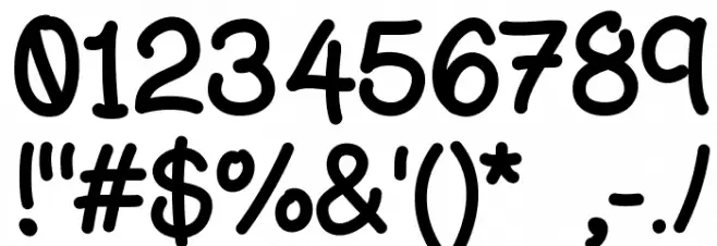 JimmysMedium Schriftart Anderer Schreiben