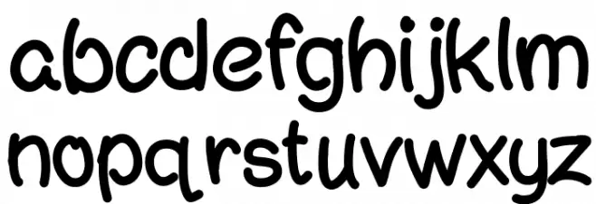 JimmysMedium Schriftart Kleinbuchstaben