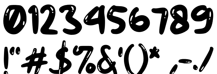 Jingle Balons GT Demo Font OTHER CHARS