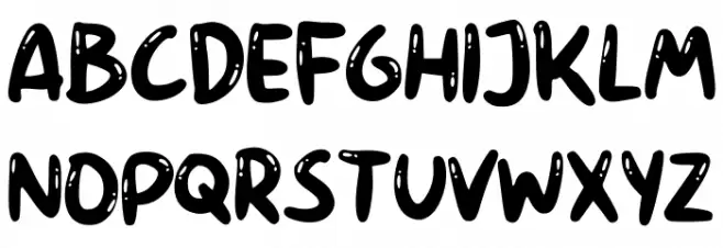 Jingle Balons GT Demo Шрифта ВЕРХНИЙ