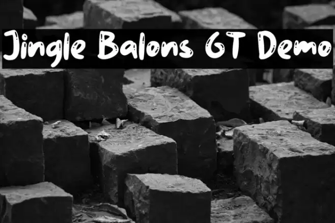 Jingle Balons GT Demo Caratteri examples