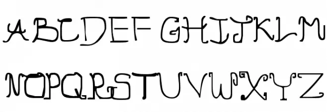 Jingle Hamsters Schriftart Groß