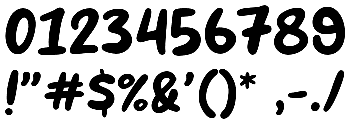 Jingle Star Font OTHER CHARS