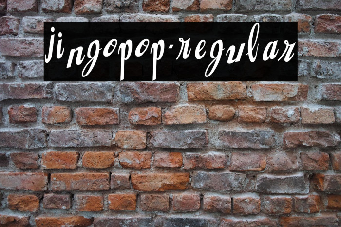 Jingopop-Regular Example 1