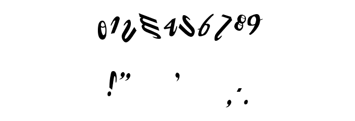 Jingopop Font OTHER CHARS