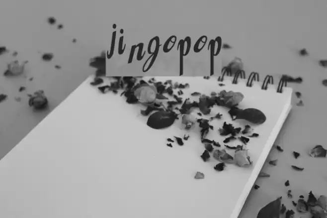 Jingopop Font examples