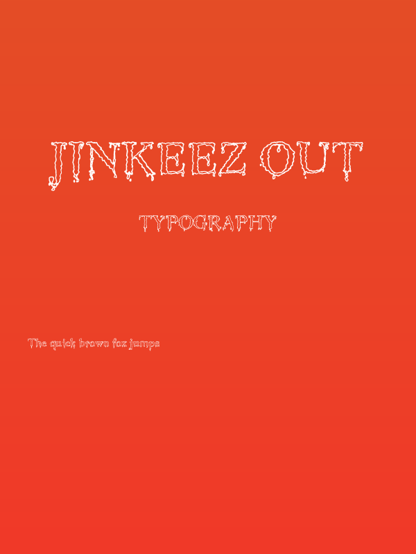 Jinkeez Out Poster