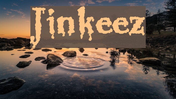 Jinkeez Font examples