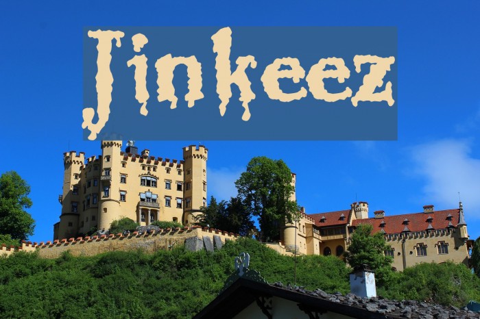 Jinkeez Font examples