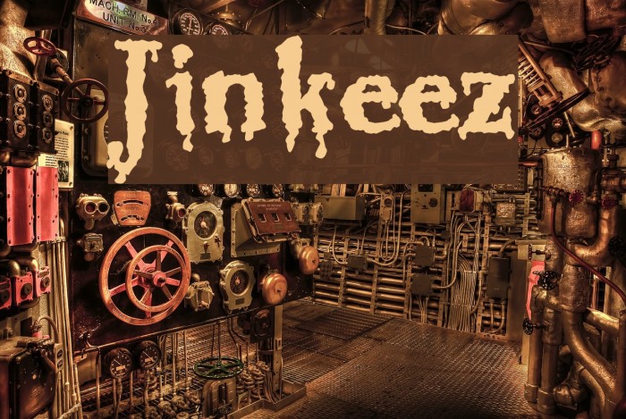 Jinkeez Font examples