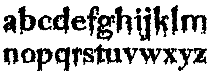 Jinkeez Font LOWERCASE