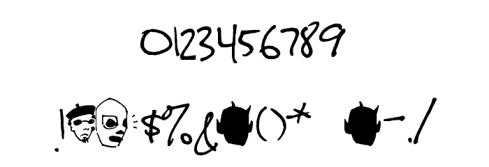 Jinky Font OTHER CHARS
