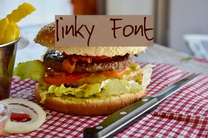 Jinky Font examples