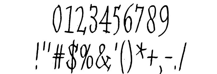 Jinzingoer Font OTHER CHARS