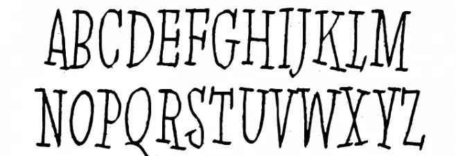 Jinzingoer Schriftart Groß