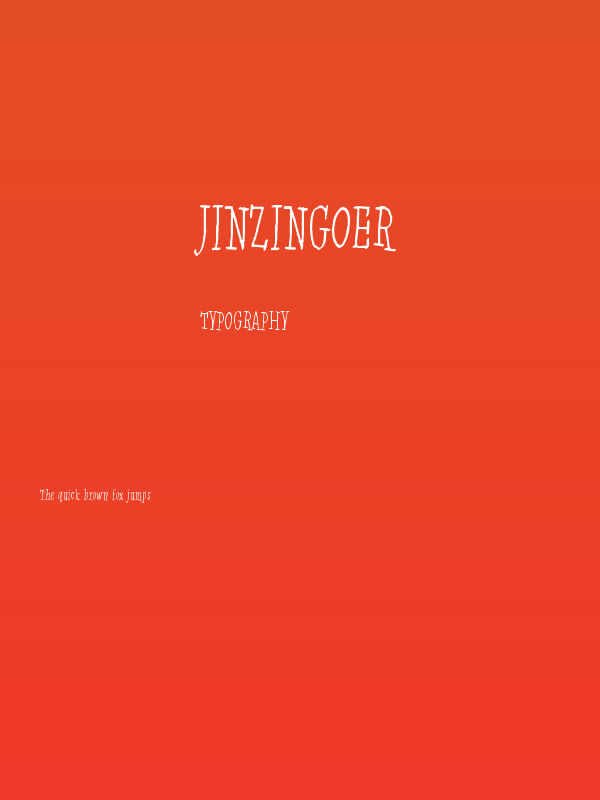 Jinzingoer Poster