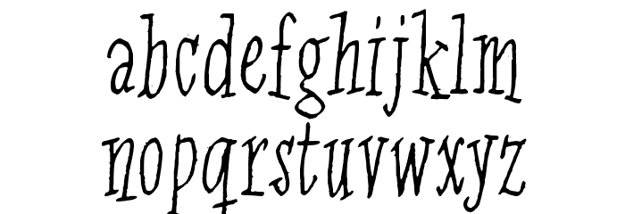Jinzingoer Font LOWERCASE