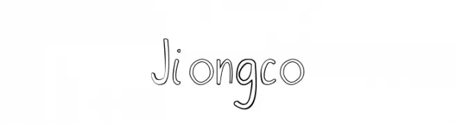 Jiongco  नि: शुल्क फ़ॉन्ट्स डाउनलोड