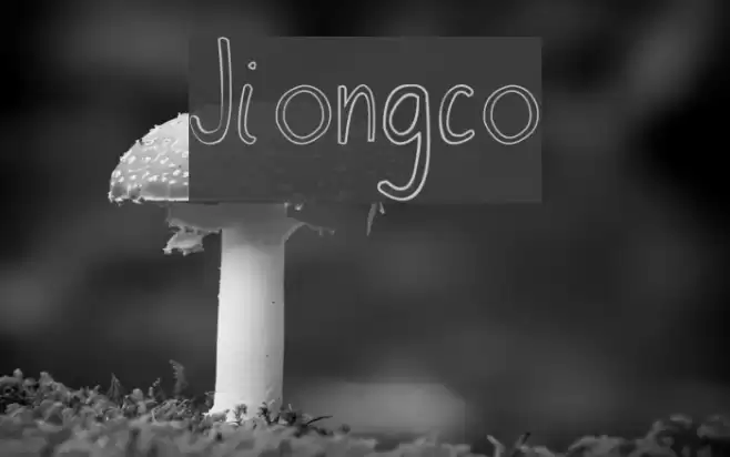 Jiongco Font examples