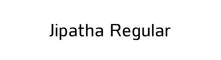 Jipatha Regular  les polices de caractères gratuit tlcharger