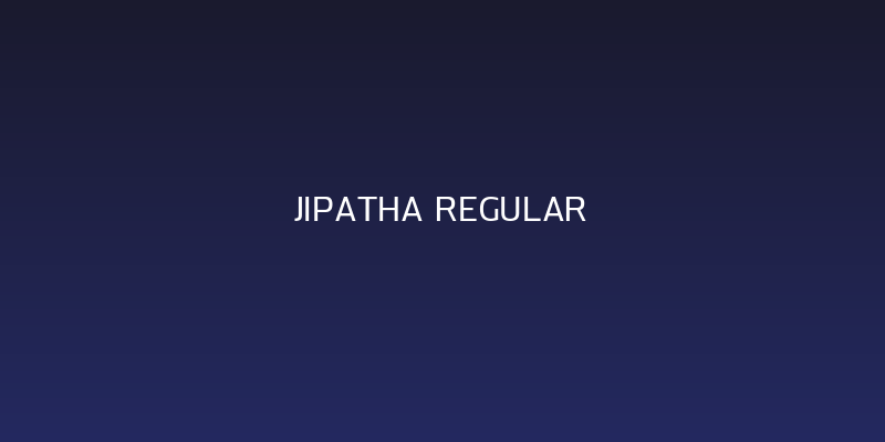 Jipatha Regular Social Header