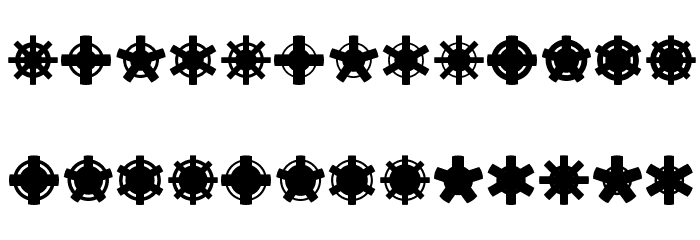 Jiraijirai Font LOWERCASE