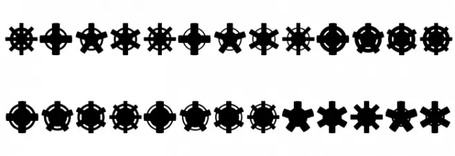 Jiraijirai Font LOWERCASE