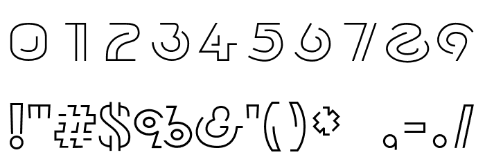 Jisen Normal フォント その他の文字