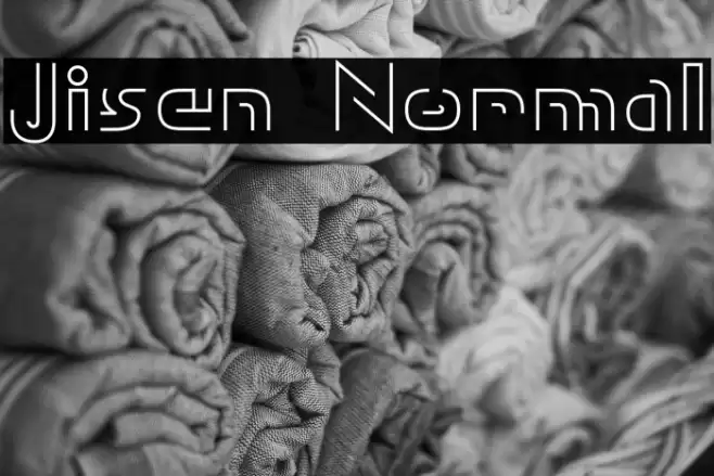 Jisen Normal Font examples