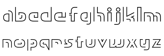 Jisen Normal フォント 小文字