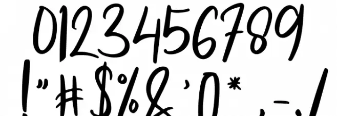 Jissela FREE Font OTHER CHARS