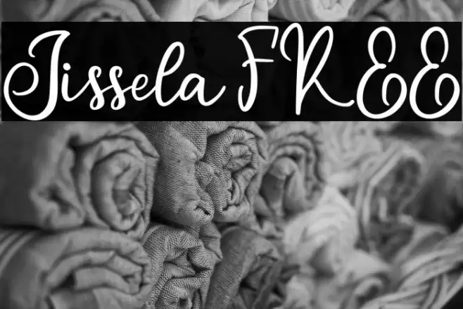 Jissela FREE Font examples