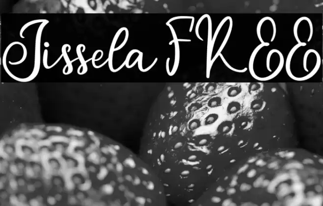 Jissela FREE Font examples