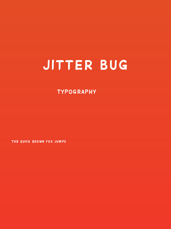 Jitter Bug Poster