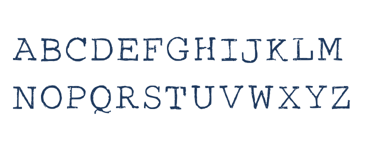 Jitter Creeps Regular Uppercase