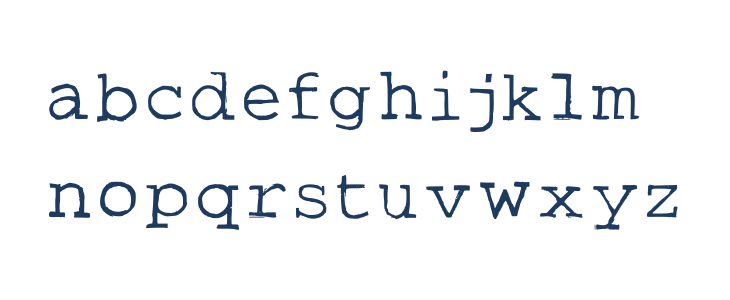 Jitter Creeps Regular Lowercase