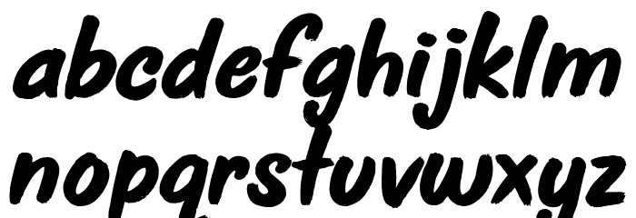 Jive Talk Font LOWERCASE