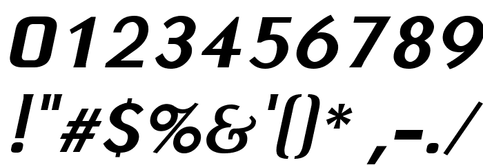 Jivita Bold Italic Font OTHER CHARS