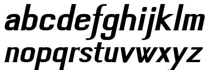 Jivita Bold Italic Font LOWERCASE