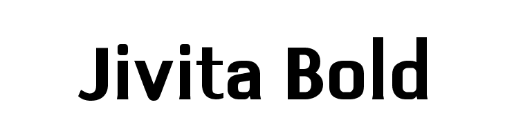 Jivita Bold  font caratteri gratis